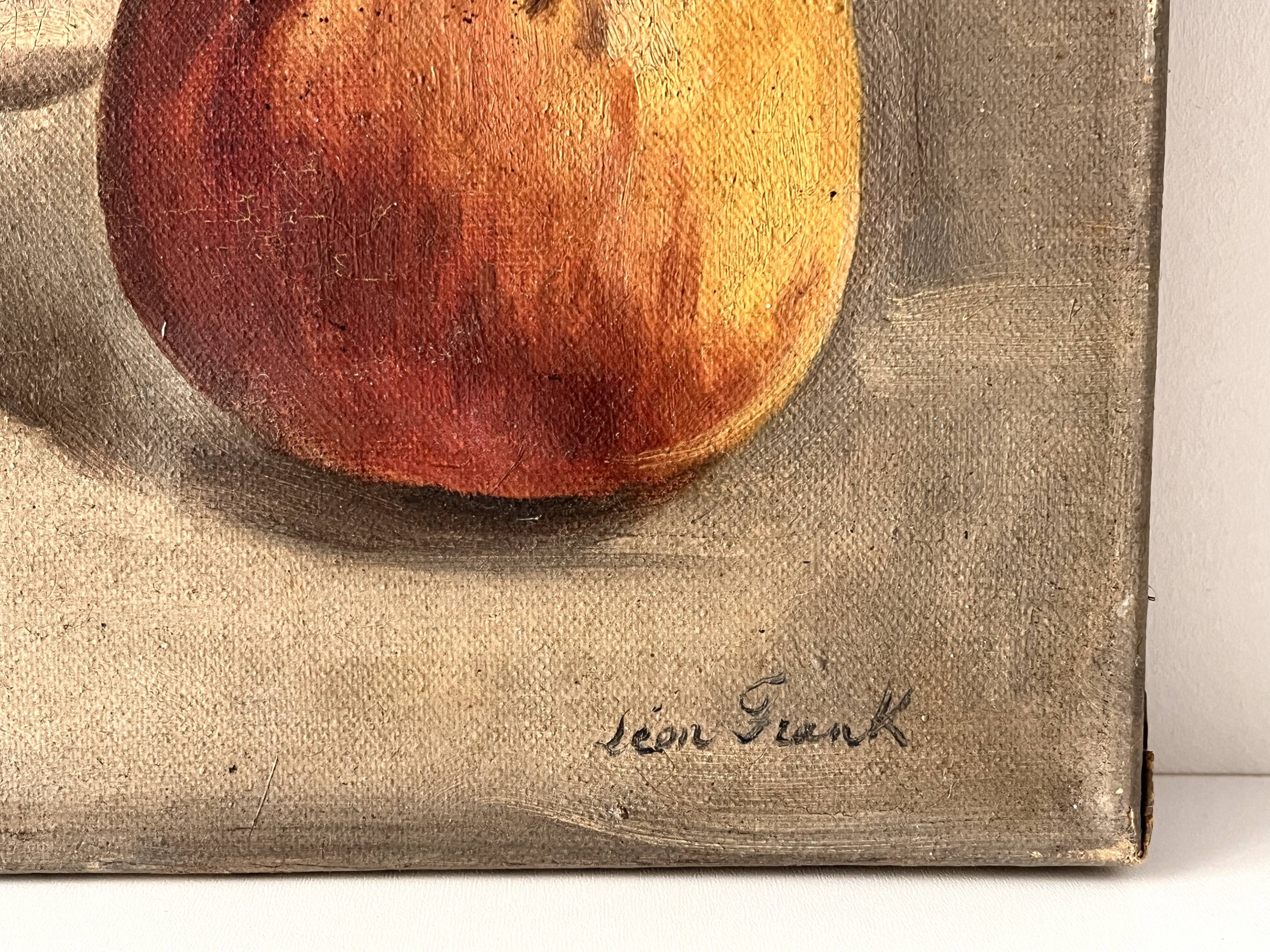 Still Life with Apples circa 1930, oil painting on canvas