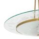 Brass and glass chandelier, 1950s