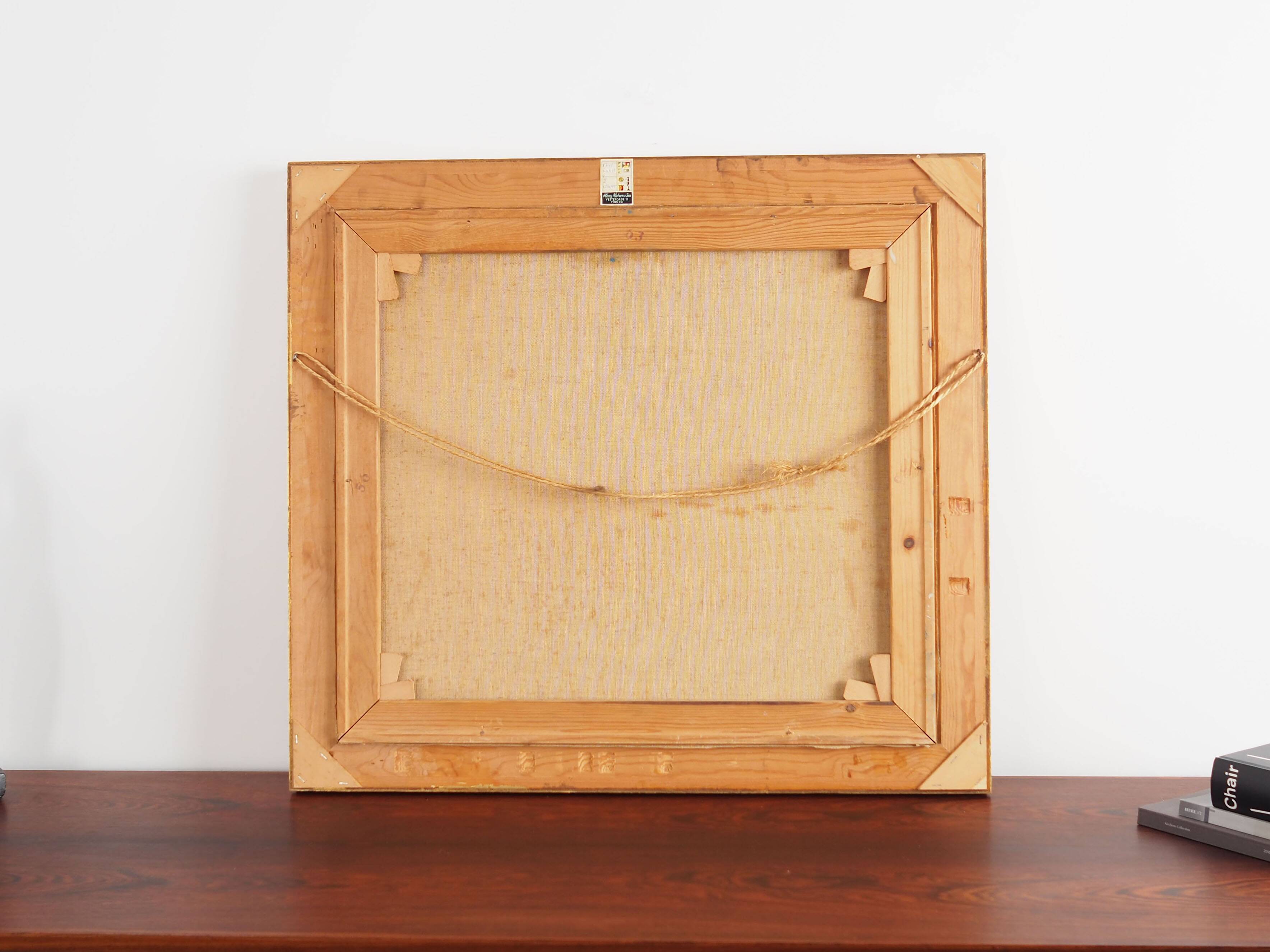 Painting „The Pair of Deer”, Scandinavian design, 1960s