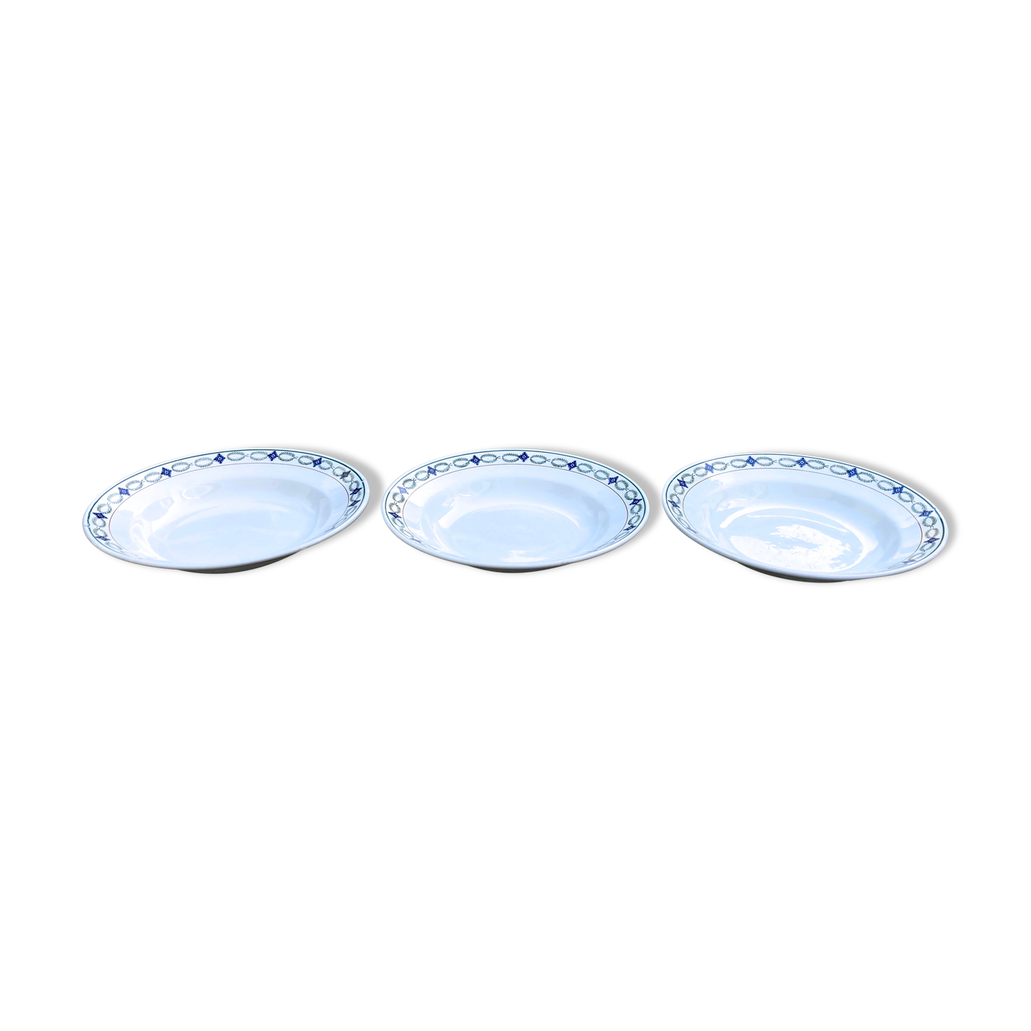 Lot of plates Saint Amand iron land