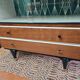 Vintage wooden showcase