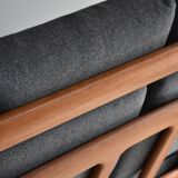 Mid Century Highback Sofa 60s Kvadrat Fabric