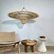 Suspension rattan saucer iron frame D:120 H:60