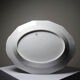 Plat de service Bernardaud porcelaine de Limoges décor floral années 20-50