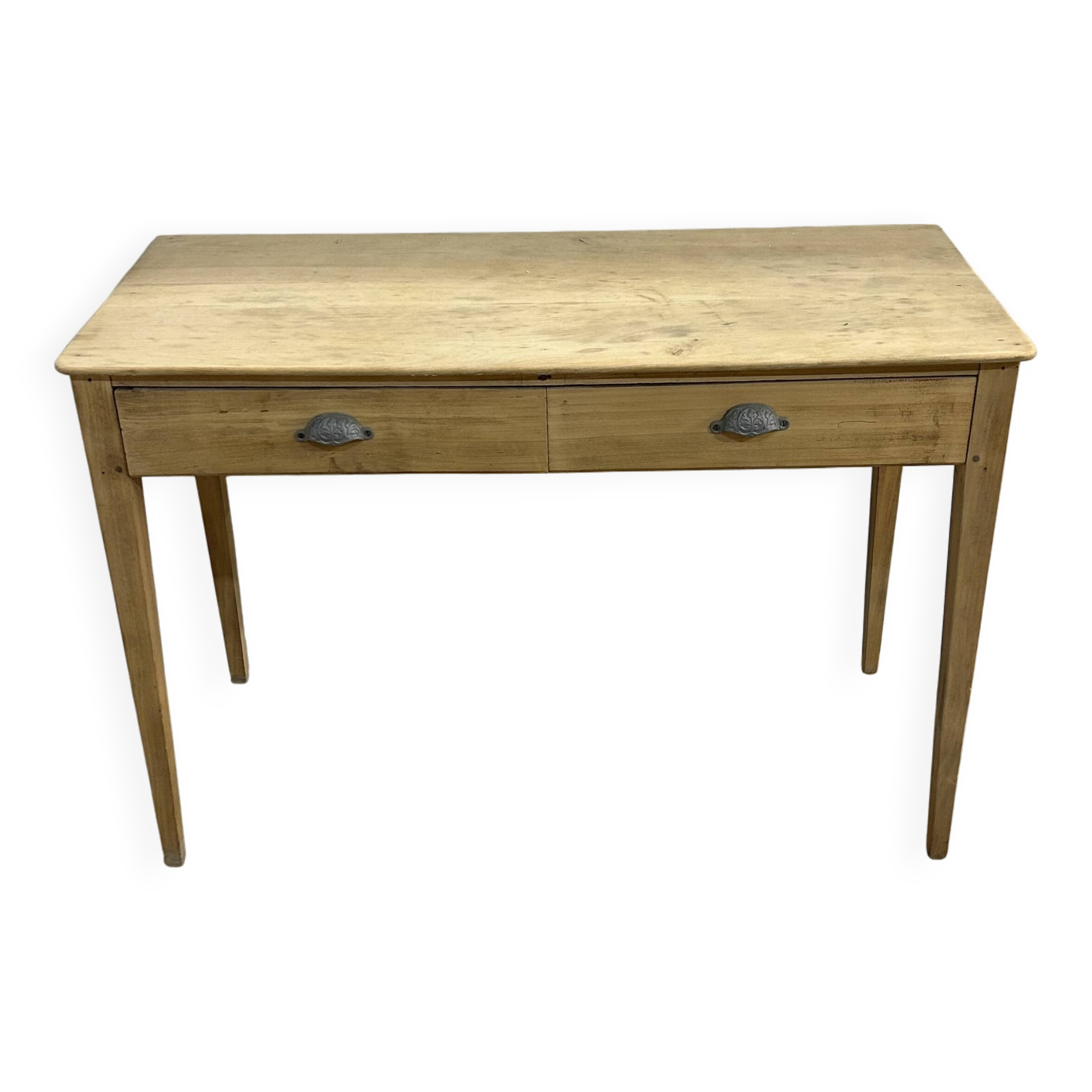 Solid wood airbrushed entrance console