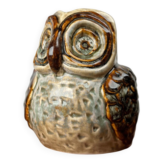 Large ceramic owl sculpture from mid-century by Josef Simon for Søholm, 1960s.