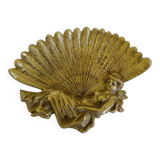 Cendrier/ vide poche en bronze ancien