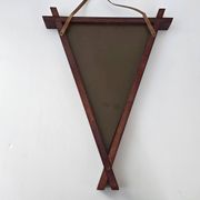 Vintage rosewood mirror 1960