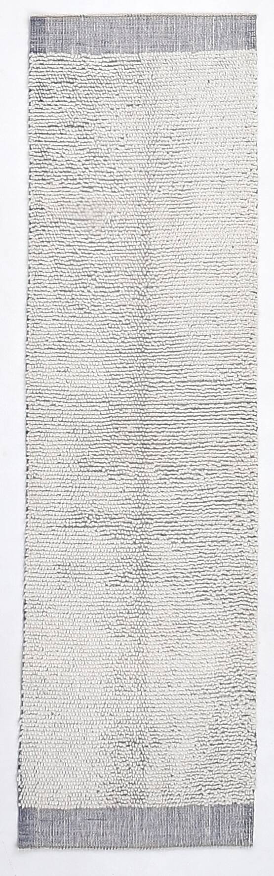 2x8 Blue White Moroccan Runner Rug, 68x250 Cm