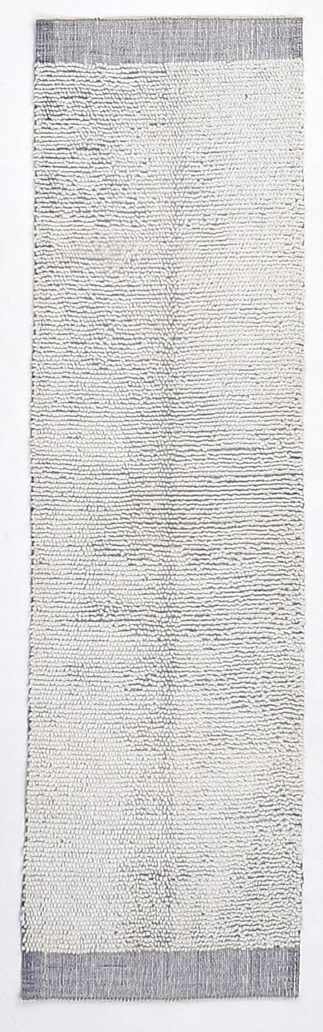 2x8 Blue White Moroccan Runner Rug, 68x250 Cm