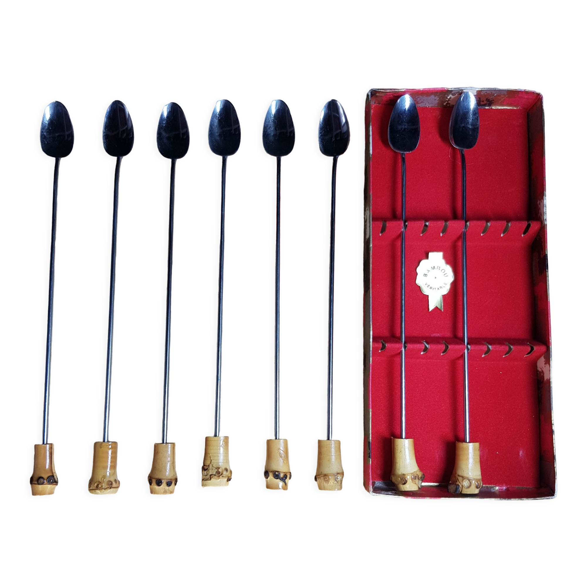 Mazagran or cocktail spoons