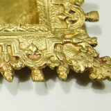Photo frame "fleur de lys" in chiseled gilded bronze