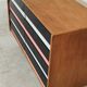 U-453 pink chest of drawers with 8 drawers by Jiri Jiroutek for Interier Praha 1960