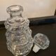 Vintage molded glass bottle France