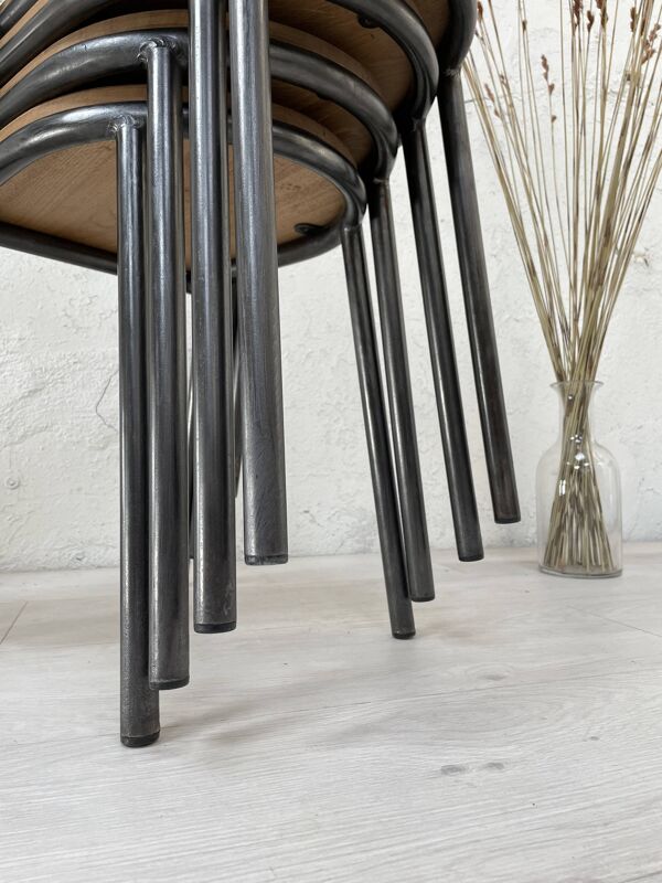 Chaise industrielle pour Mobilor, vers 1950