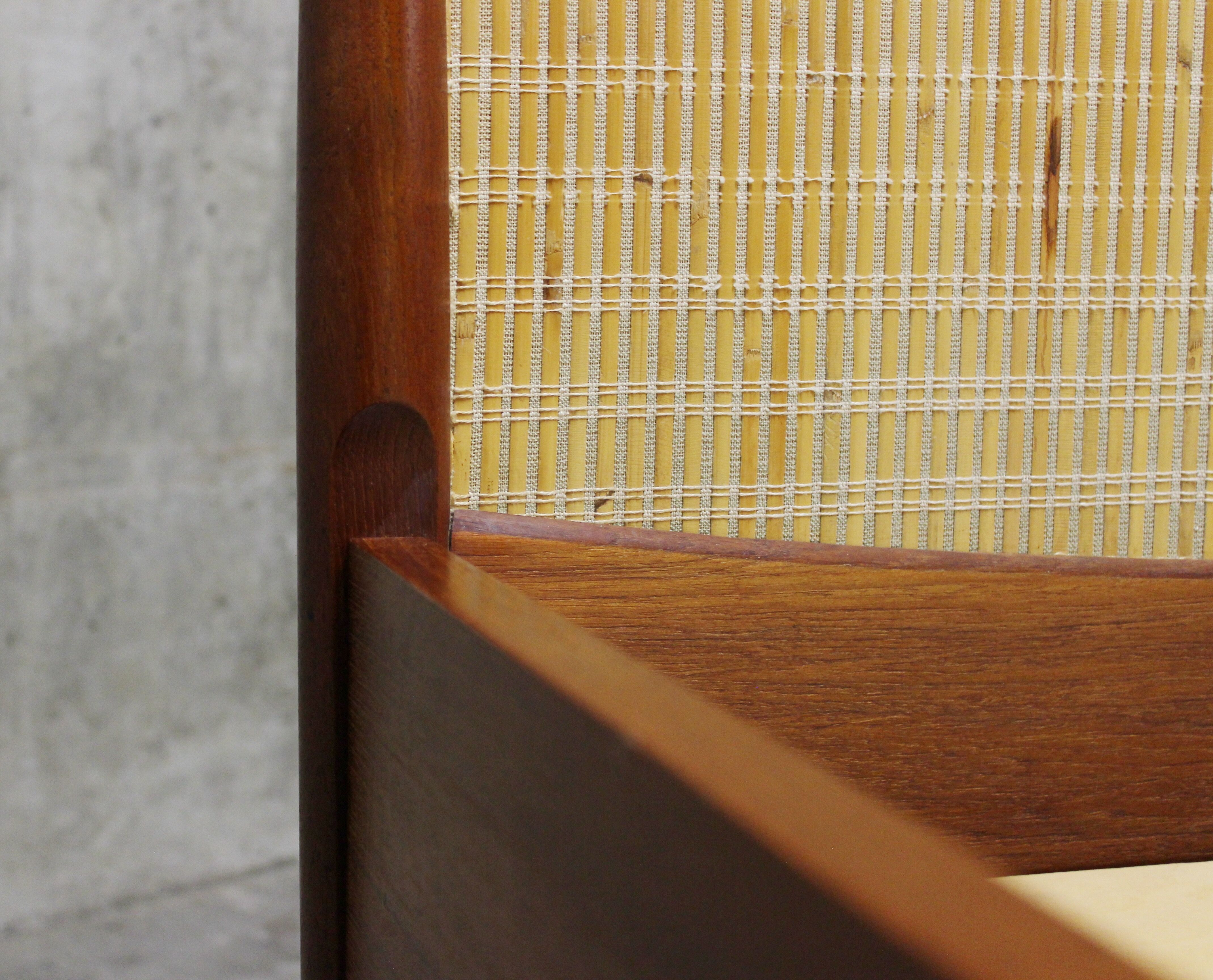 Teak Mid-Century Bed 110cm