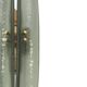 Italian wall sconces in bluish grey Murano glass and brass in mid-century modern style.