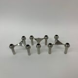 Set of 3 Candlestick by Fritz Nagel & Ceasar Stoffi and manufactured by BMF 1960’s