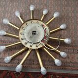Ceiling lamp 14 brass bulbs