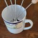 Lot of 6 vintage teaspoons with stones.