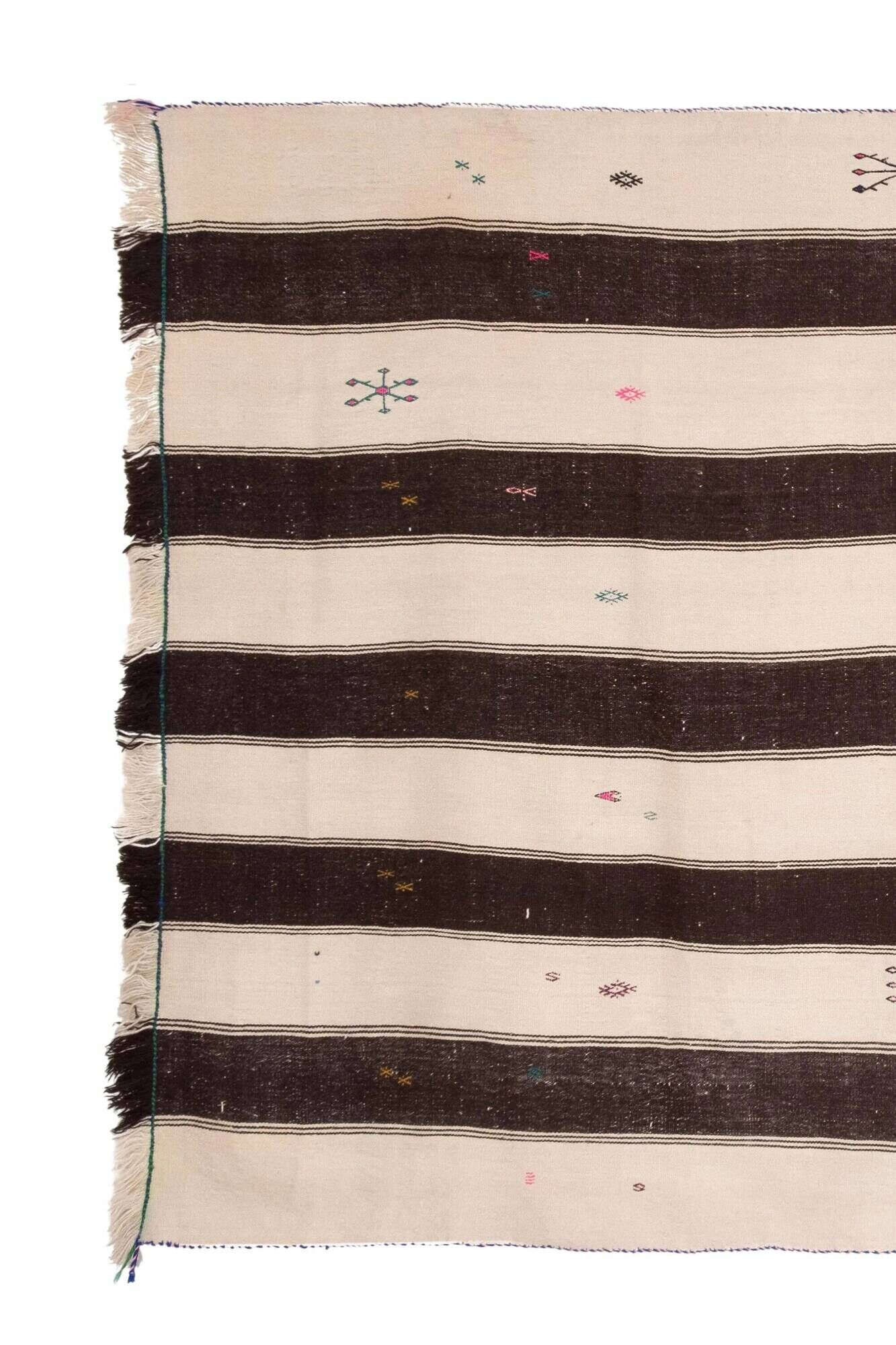 Kilim turc vintage tissé main 177x345 cm
