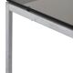 Coffee table in chrome steel and glass by Florence Knoll