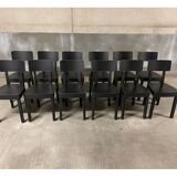 Set of 12 chairs Gervasoni 1882 design by Paola Navone