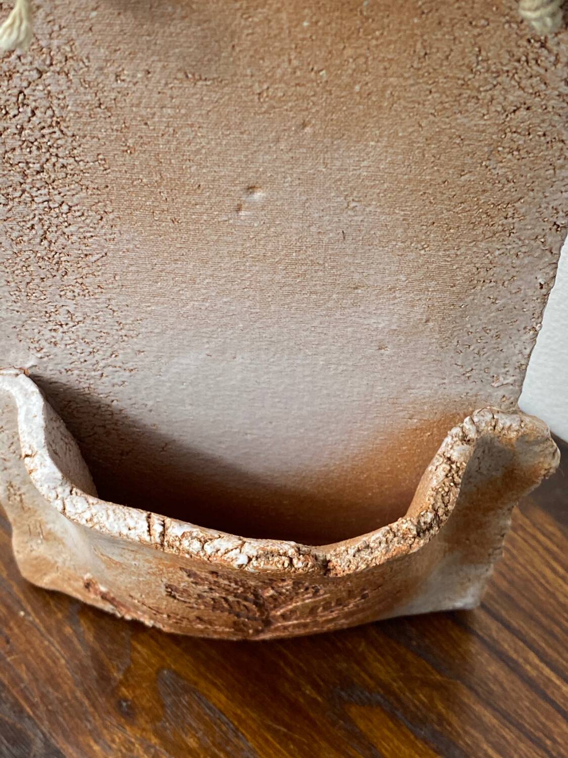 Ceramic wall vase