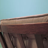 Leather armchair, Danish design, 1960s, manufactured by Genega Møbler