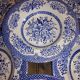 Set of 1à English porcelain plates