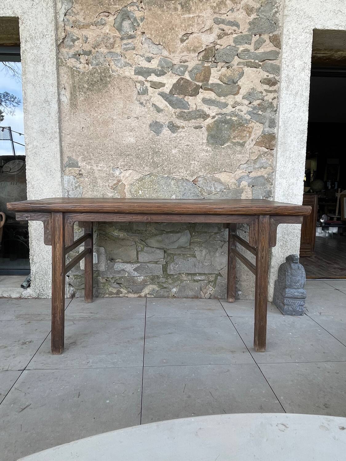 19th-century Asian console