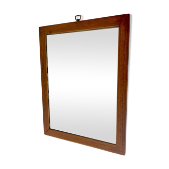 Amish style wooden mirror, 25x30 cm