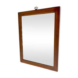 Miroir bois style Amish, 25x30 cm