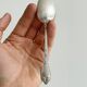 Set of 6 small metal spoons