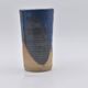 Lot of 3 vases blue enamel sandstone