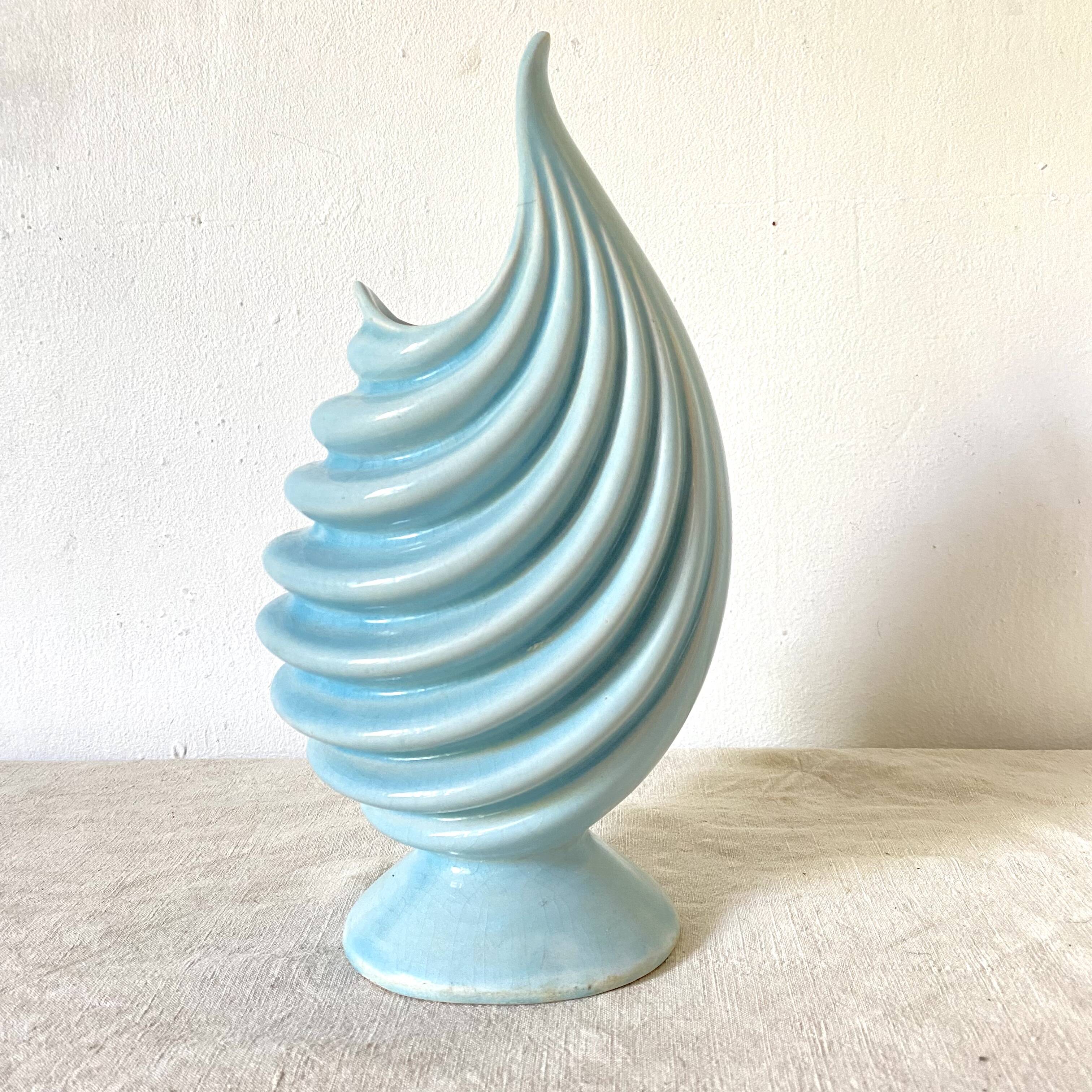 Vase en céramique art déco