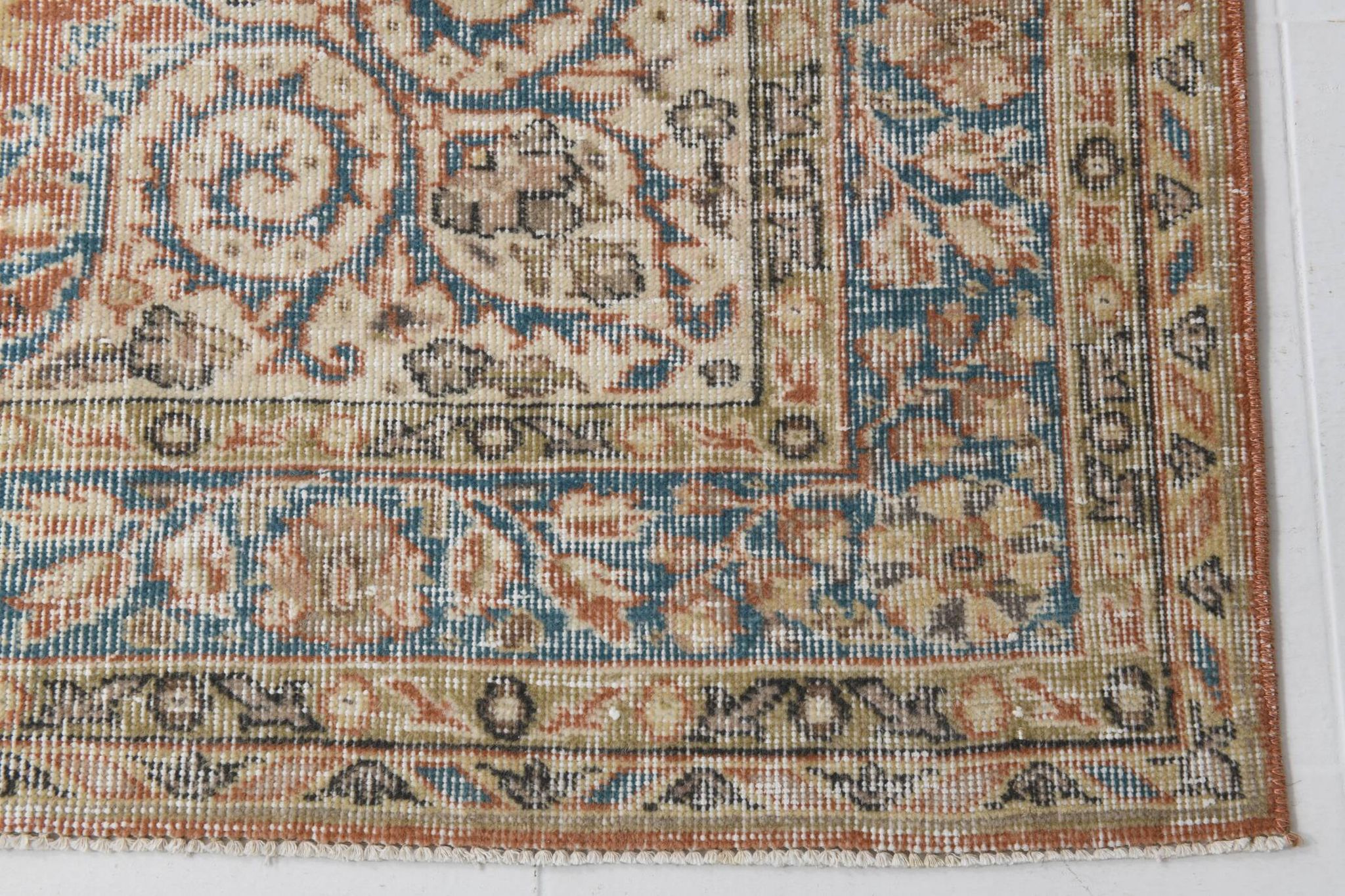 Tapis oriental classique vintage bleu rouge 5x9, 168x268 cm