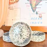 set of 4 green terrazzo effect ramekins