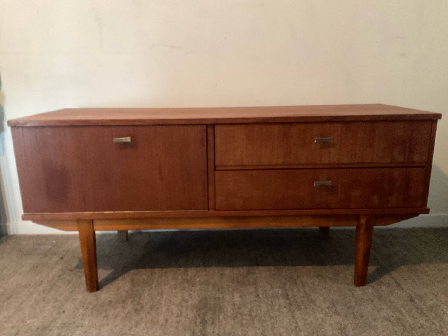 Vintage teak TV stand