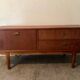 Vintage teak TV stand