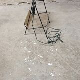 Vintage rope floor lamp magazine door