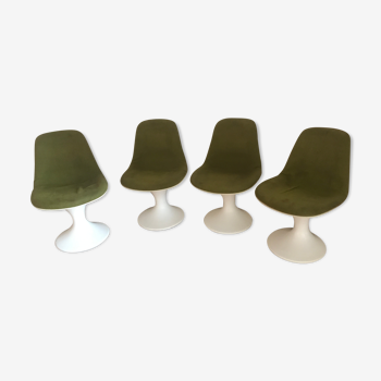 4 "Orbit" chairs by Markus Farner and Walter Grunder for Hermann Miller