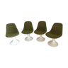 4 "Orbit" chairs by Markus Farner and Walter Grunder for Hermann Miller