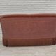 1960s, Danish 2-seater sofa, original pink furniture velour.
