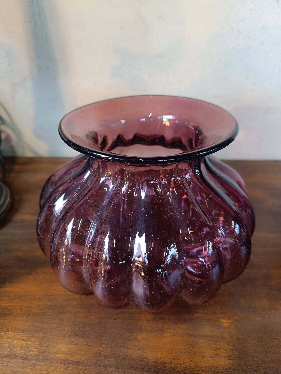 Paire de vase violet style Biot