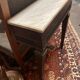 Console marbre et bois