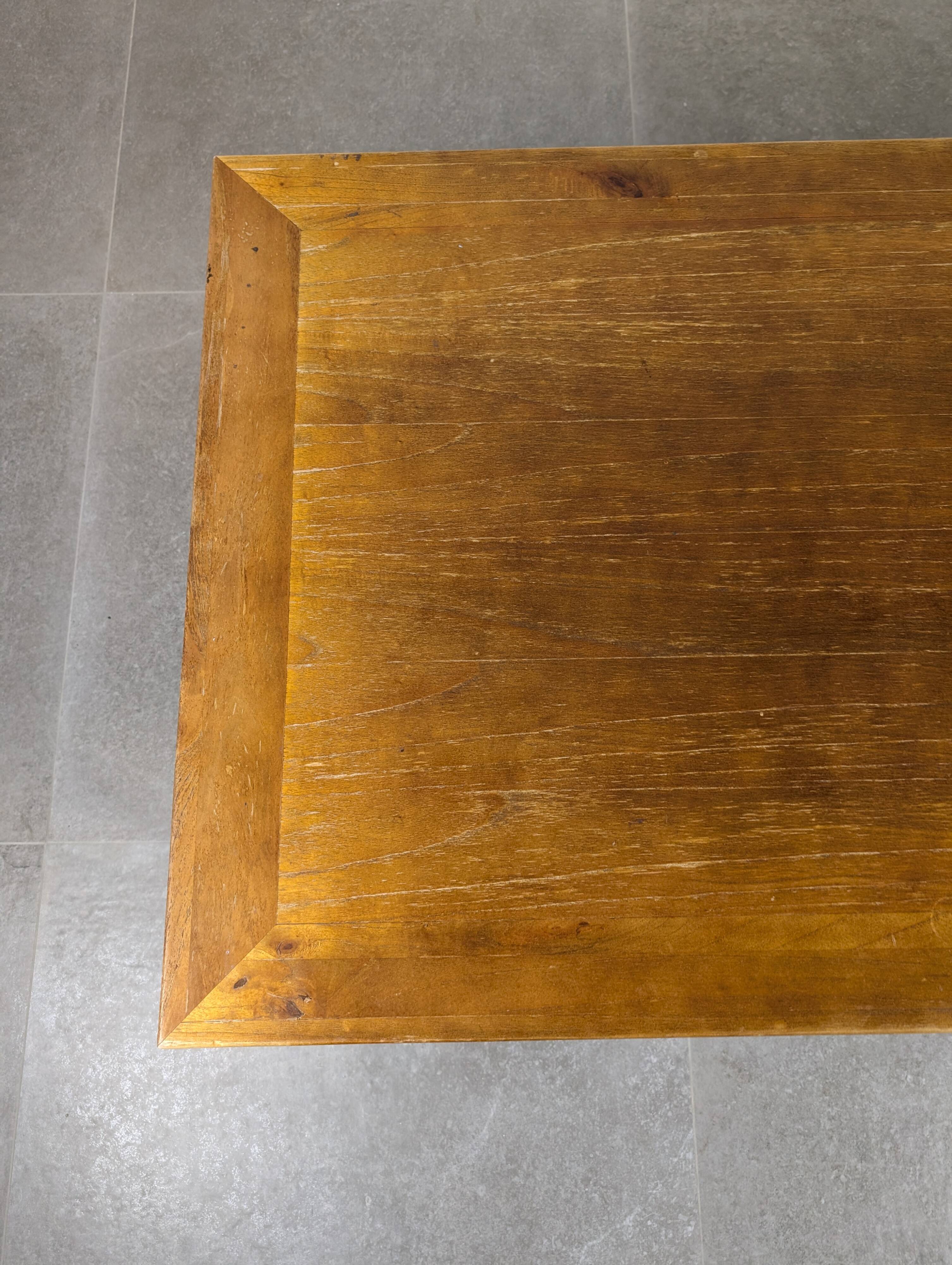 Scandinavian Modern Large Danish Teak Coffee Table 1950s