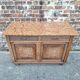 Art Deco buffet with marble top, antique sideboard.