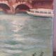 Pont Neuf à Paris, huile sur toile signé 1979