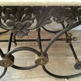 Marble butcher table